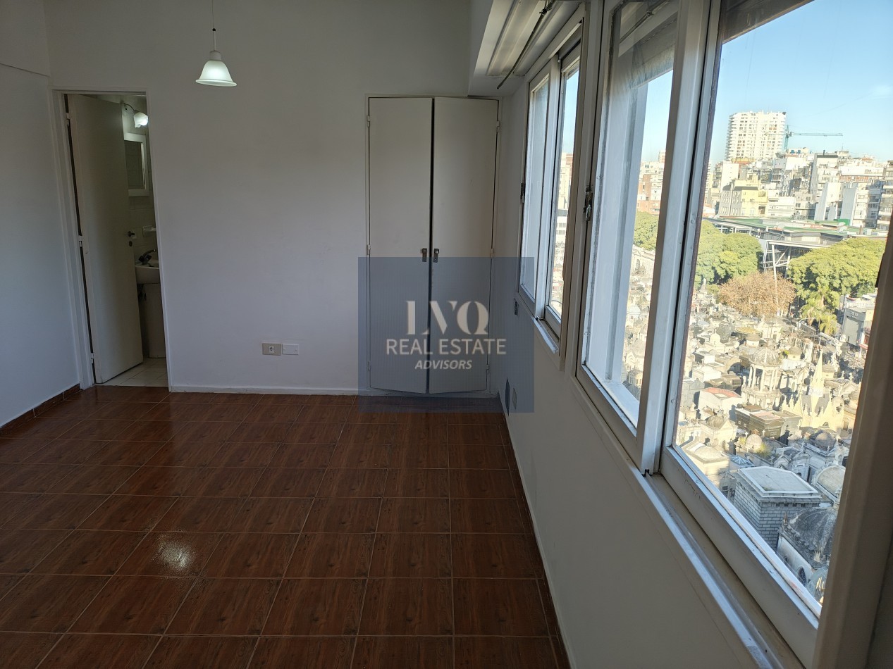 RECOLETA 1 Ambiente 27 m² - Piso 12 DIVINO!!! Todo SOL!!!- RECOLETA URBAN MALL - CABA.